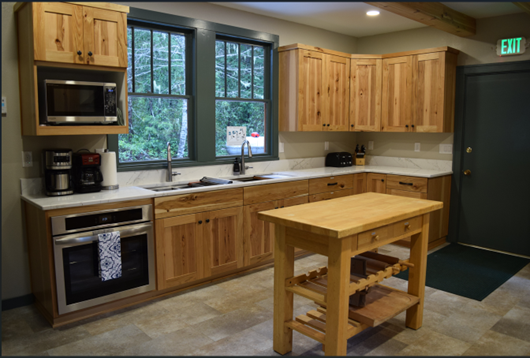 The new kitchen