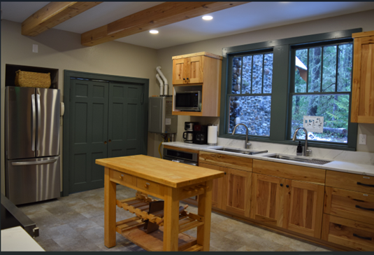 The new kitchen