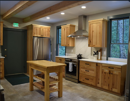 The new kitchen