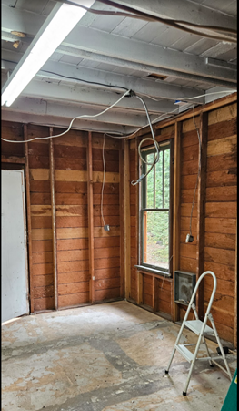 The old kitchen and demolition